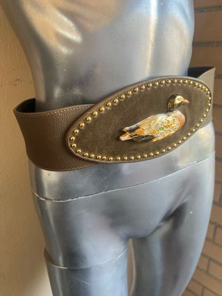 Cintura tradizionale folk vintage anatra strass