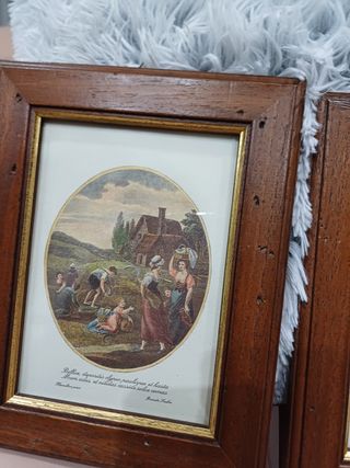 Quadrettini piccoli con cornice e stam.