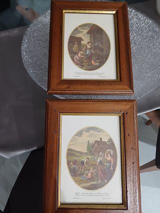 Quadrettini piccoli con cornice e stam.