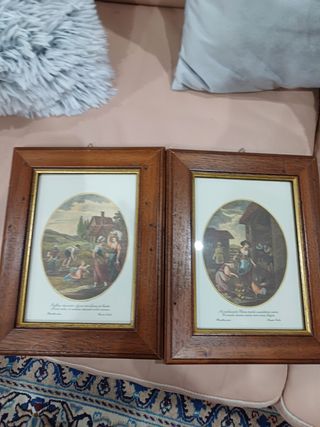 Quadrettini piccoli con cornice e stam.