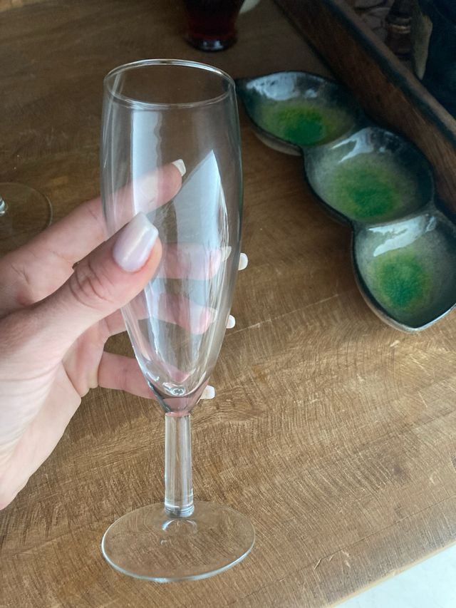 Set 4 copas champagne