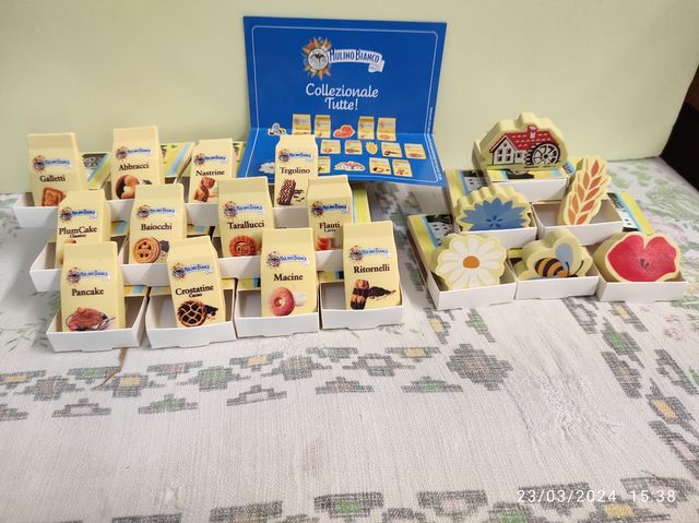 Mulino Bianco gommine Set completo 2023