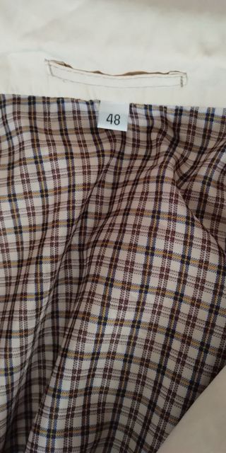 Giacca uomo color panna