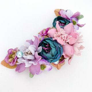 Conjunto tocado y cinturón vestido comunión