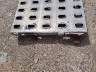 Rampa de aluminio remolque furgon portacoches