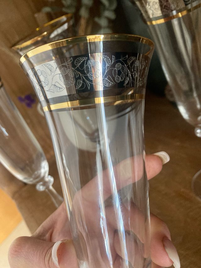 Set 6 copas champagne