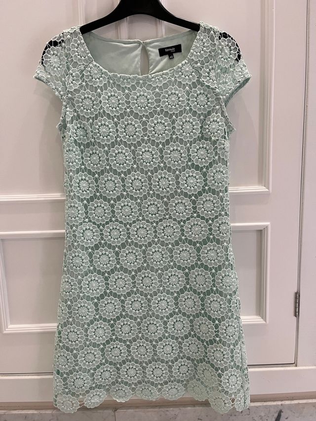 Vestido encaje  con chaqueta / abrigo a juego