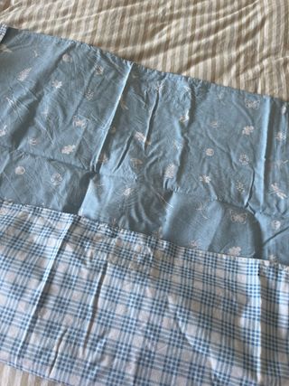 Funda de edredon y almohada cuna