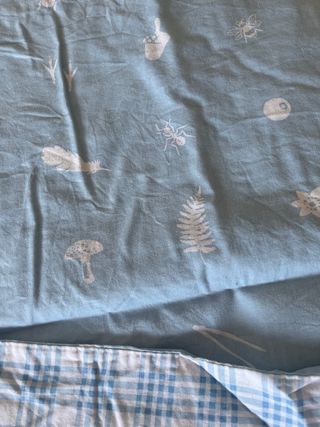 Funda de edredon y almohada cuna