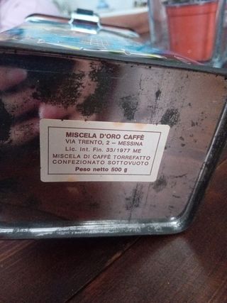 Latta vintage per caffè