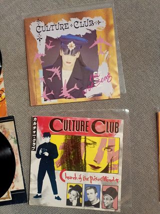 lote 6 singles vinilo CULTURE CLUB