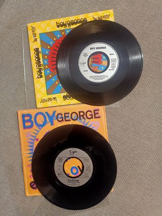 lote 6 singles vinilo CULTURE CLUB