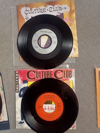 lote 6 singles vinilo CULTURE CLUB