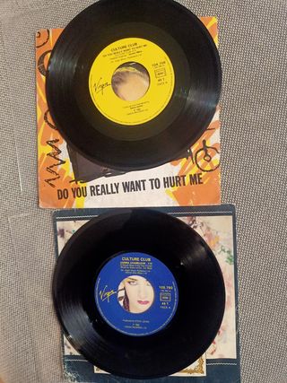 lote 6 singles vinilo CULTURE CLUB