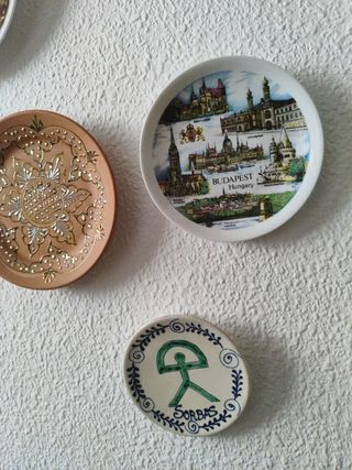 Platos decorativos de viajes