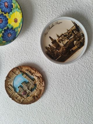 Platos decorativos de viajes