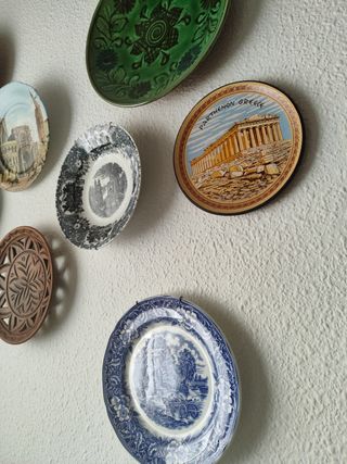Platos decorativos de viajes