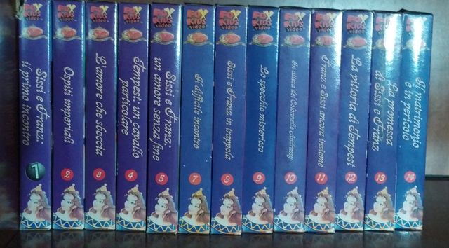 Serie completa VHS principessa Sissi
