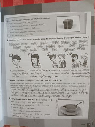 Libro francés A1. Expérience