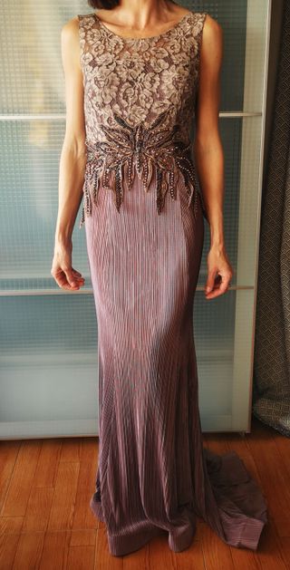 Vestido largo de noche Umit Talla 38