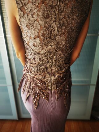 Vestido largo de noche Umit Talla 38