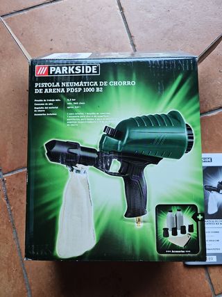 Pistola sabbiatrice + cric idraulico