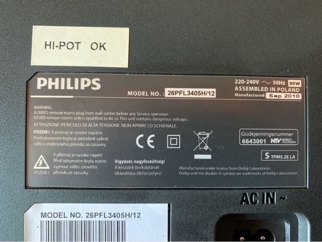 Tv Philips Led 26”