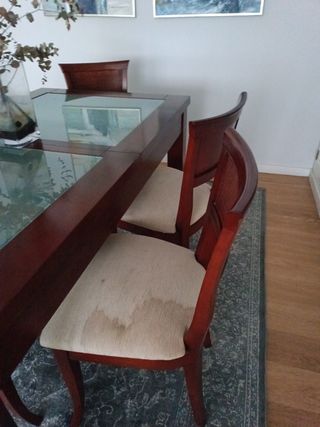 Rebajado!Conjunto mesa y sillas 