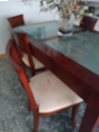 Rebajado!Conjunto mesa y sillas 