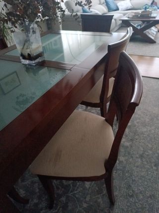 Rebajado!Conjunto mesa y sillas 