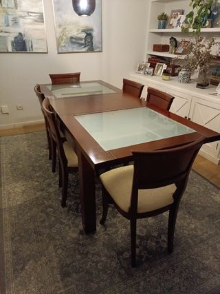 Rebajado!Conjunto mesa y sillas 