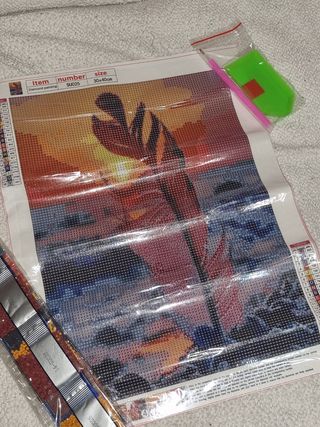 Diamond Painting Piuma sul Mare 30x40