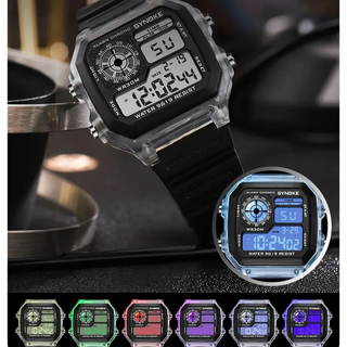 Reloj digital luminoso para hombre