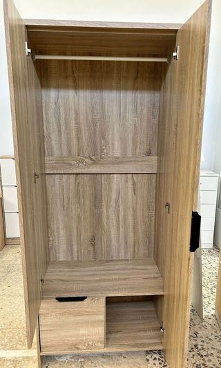 ARMARIO 2 PUERTAS CON ESPEJO