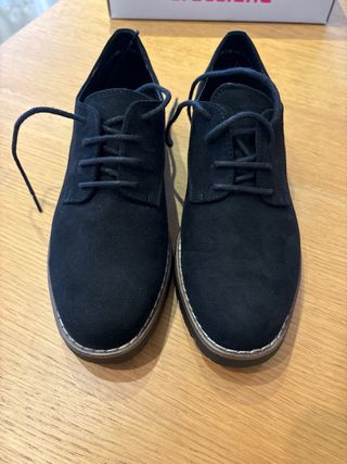 Zapatos Oxford negros mujer t.38