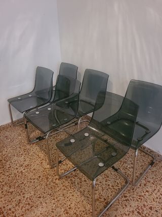 Sedie trasparenti Tobias Ikea