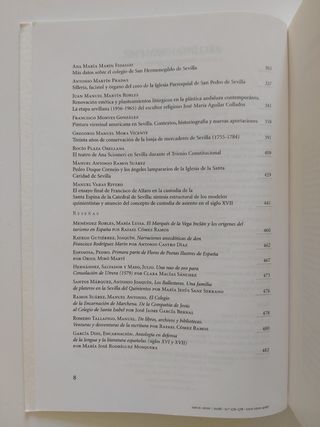 Libro Revista Archivo Hispalense. Números 276-278