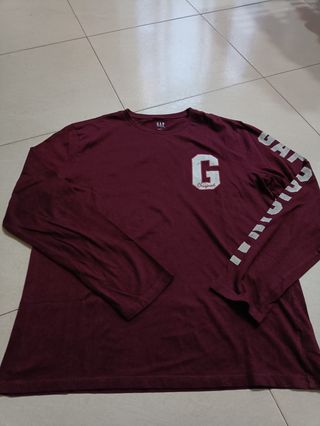 Camiseta GAP manga larga. T.L