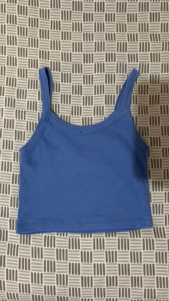 Top azul pull and bear