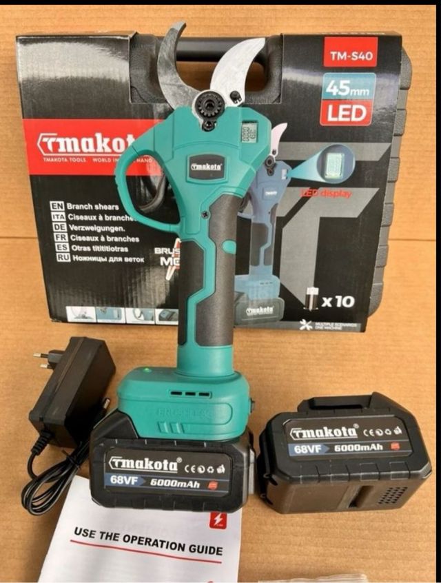 FORBICE DA POTATURA A BATTERIA CESOIA 3.0AH TAGLIO