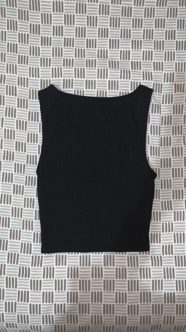 Top negro stradivarius