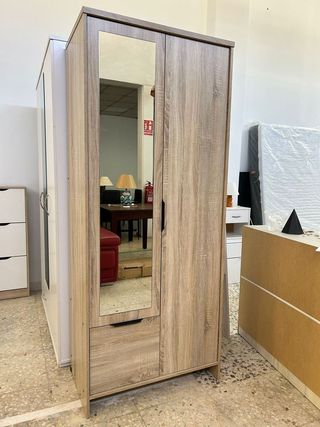 ARMARIO 2 PUERTAS CON ESPEJO