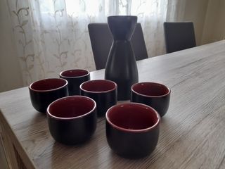 Caraffa piccola + 6 bicchierini 