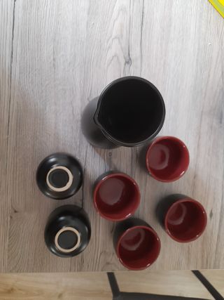 Caraffa piccola + 6 bicchierini 