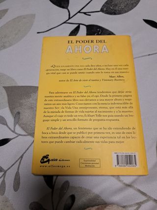 Libro el poder del ahora 