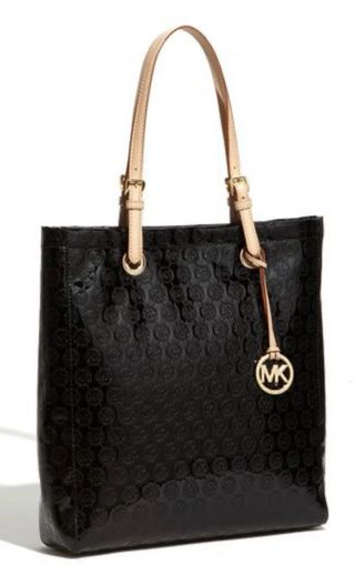 Michael Kors Jet Set Logo Tote Negro
