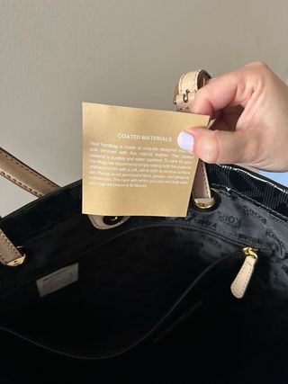 Michael Kors Jet Set Logo Tote Negro