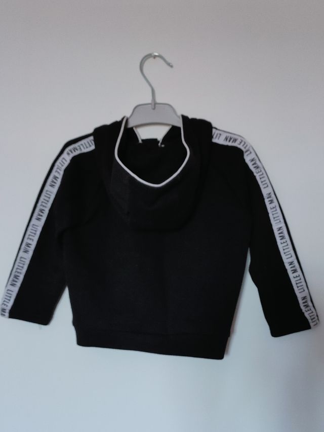 Casaco com gorro Preto e Branco Primark