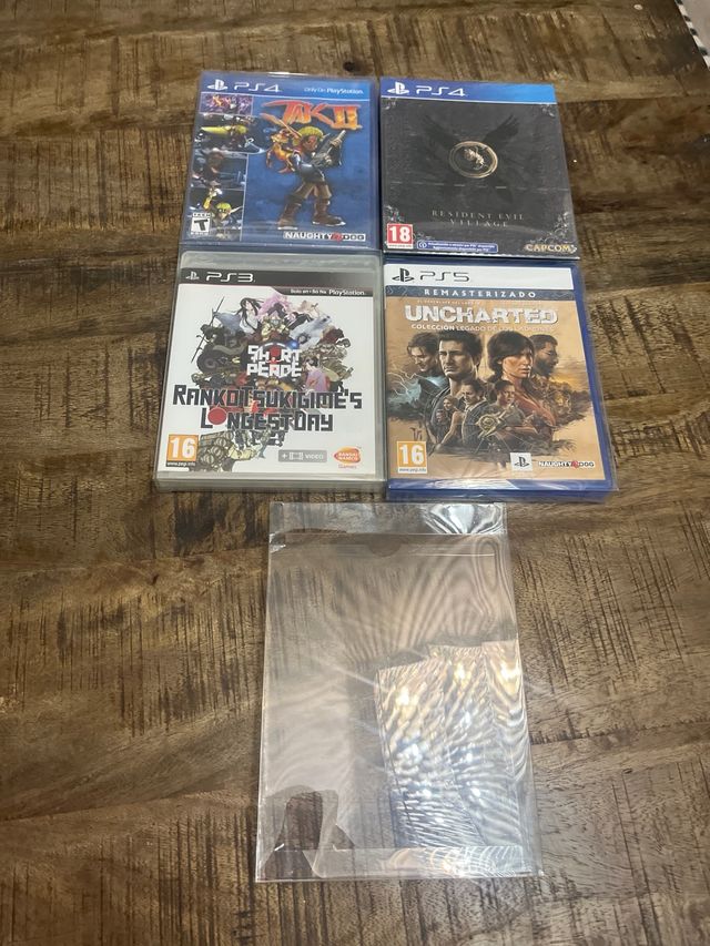 Fundas protectoras transparente ps3,ps4,ps5