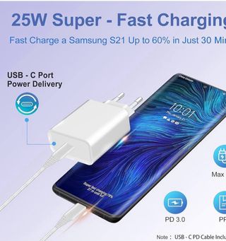 CARGADOR RAPIDO MOVIL TIPO C